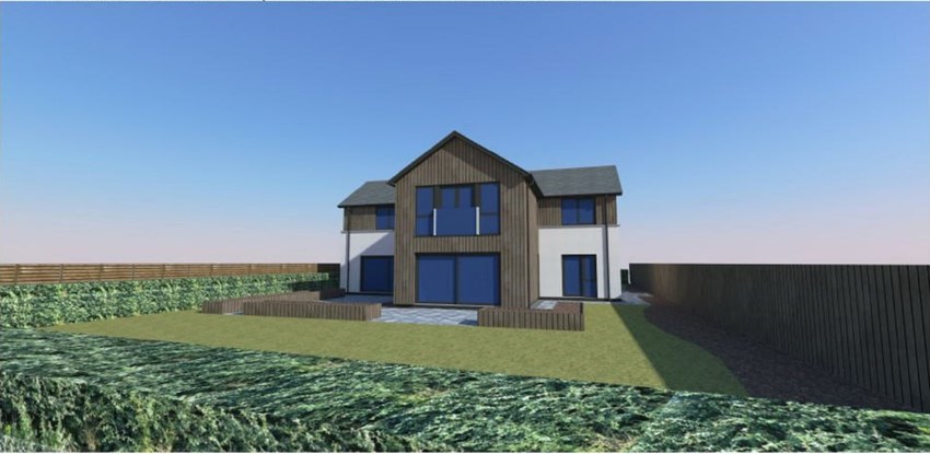 New Build House  Panmure Road  Monikie, Broughty Ferry